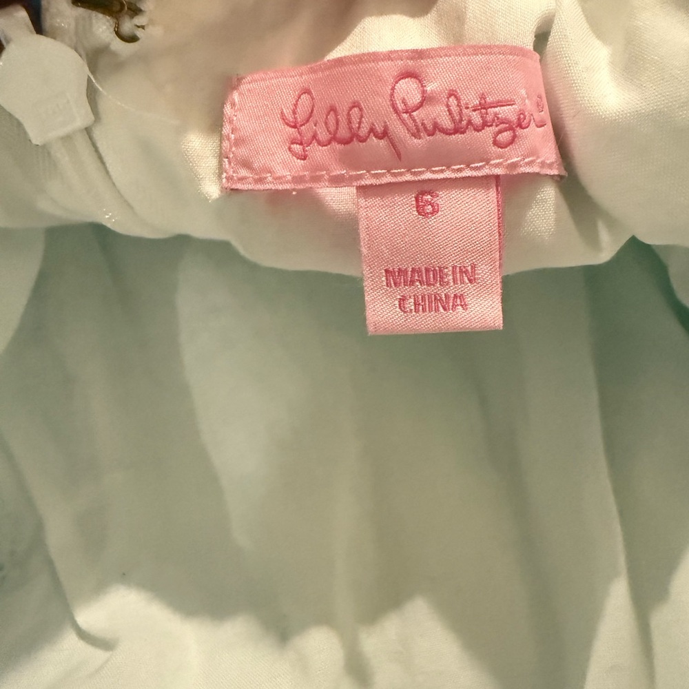 Lilly Pulitzer White and Pink Dress - Picture 3 of 3